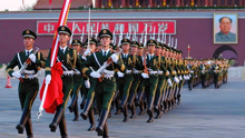 2020年10月1日国庆中秋双节，北京天安门升国旗仪式，太震撼了