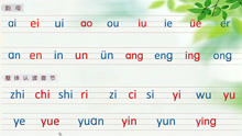 汉语拼音韵母和整体认读音节