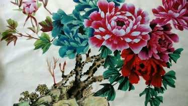 隶书花开富贵作品图片