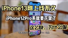 iPhone13系刚上架不久，iPhone12Pro系就从官网下架了，为什么？