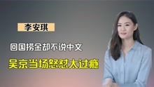 吴京怒怼李安琪放洋屁，看不起中国就别来捞金，网友直呼解气！