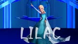 冰雪奇缘MMD：艾莎女王的“LILAC”舞蹈表演