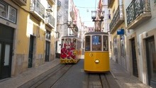 葡萄牙里斯本连接圣保罗街和康普洛街的比卡升降机