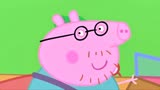 小猪佩奇：猪爸爸和佩奇玩游戏，这真是太有趣了，路上都不无聊了