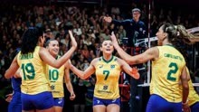 加比进攻集锦，2022世锦赛四分之一决赛巴西女排对阵日本女排