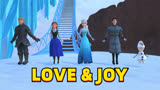 冰雪奇缘MMD：艾莎女王、安娜公主等人的《LOVE ＆ JOY》