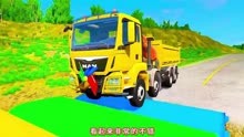 工程车儿童汽车动画片，神奇的救援大卡车！#儿童动画