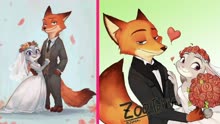 震惊！疯狂动物城狐狸兔子竟然结婚，婚后竟然是这个样子！