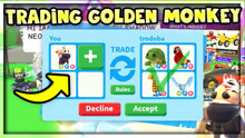 What People Trade for NEON GOLDEN MONKEY in Adopt Me! Roblox Adopt Me Trading