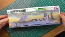 【模型制作】1_700 tamiya田宫 HMS Rodney罗德尼号战列舰