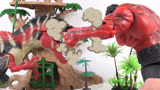 漫威毒液变异恐龙大战激怒的红色巨人