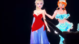 《冰雪奇缘》艾莎安娜变身成火焰 元素装 - 迪士尼公主变身  变装