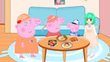 猪妈妈为什么把鸡翅优先给佩奇吃，小猪佩奇动画小故事