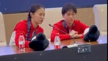 西安跳水世界杯赛后采访！全红婵淡定自如，陈芋汐也很棒！加油！