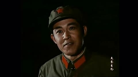 一部老電影軍旅題材片段描述70年代最可愛的士兵演練