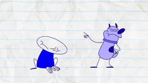 搞笑铅笔动画:铅笔小人遛狗记!