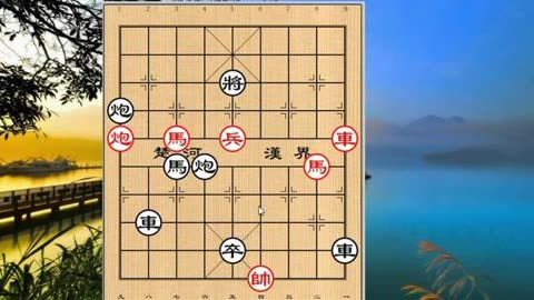 江湖象棋殘局解說,民間藝人一步妙棋奠定勝局,絕殺高手不在話下