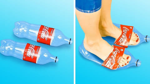 塑料瓶拖鞋图片搞笑图片