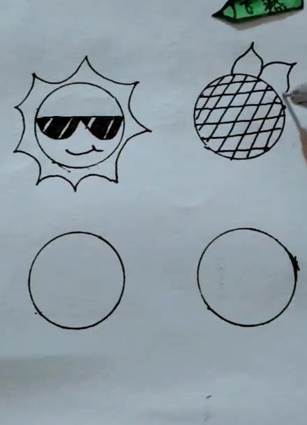 圆形简笔画 爱奇艺