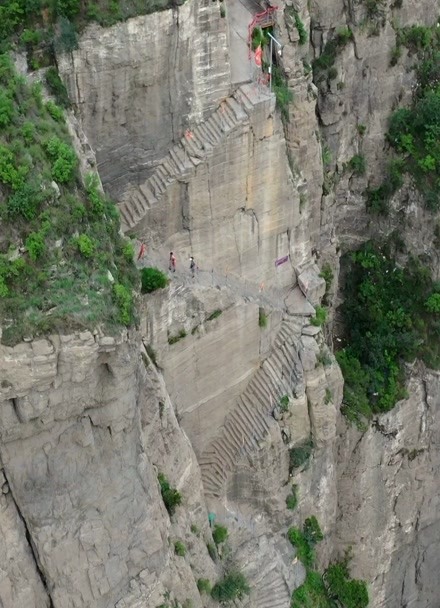 河津天梯崖图片