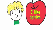 【Super Simple abc】Fruit Song for Kids_ I Like Apples!