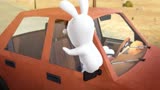 疯狂的兔子：车里兔子没节操，车外的兔子拼命进去，虚惊一场！