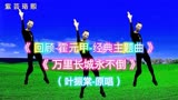 霍元甲经典主题曲-叶振棠原唱《万里长城永不倒》广场舞教学视频