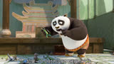 功夫熊猫中一向严肃的师傅，也有童真的一面，却将快螳螂给弄瘫痪