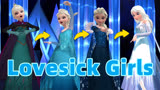 冰雪奇缘MMD：艾莎女王变换4套裙子演绎《Lovesick Girls》