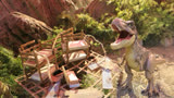侏罗纪世界恐龙霸趣演绎 白垩冒险营档案霸王龙拆毁
